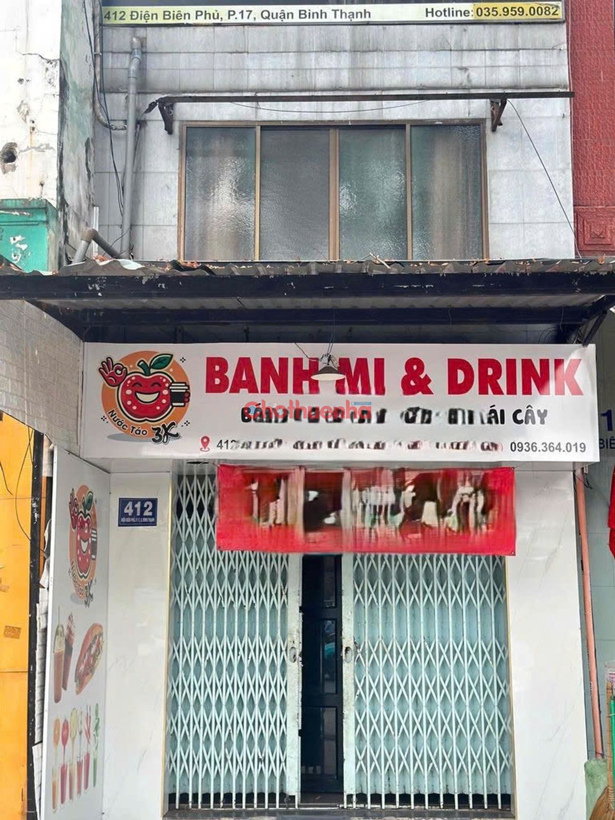 Cho thuê nhà đường Điện Biên Phủ, phường 17, quận Bình Thạnh