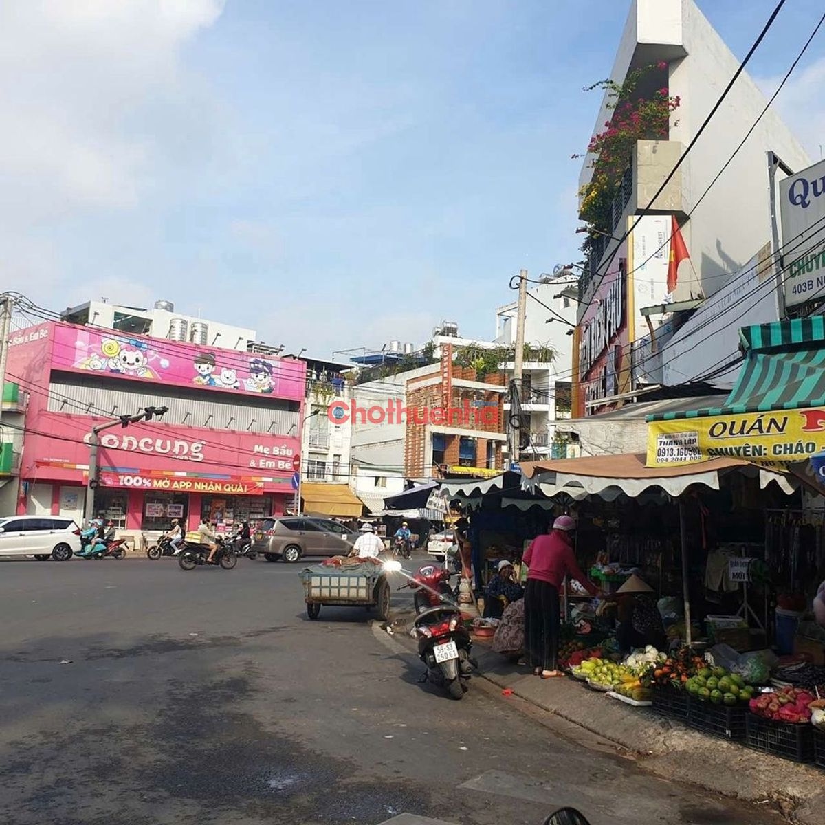 Mặt tiền Nơ Trang Long , phường 13 , Bình Thạnh