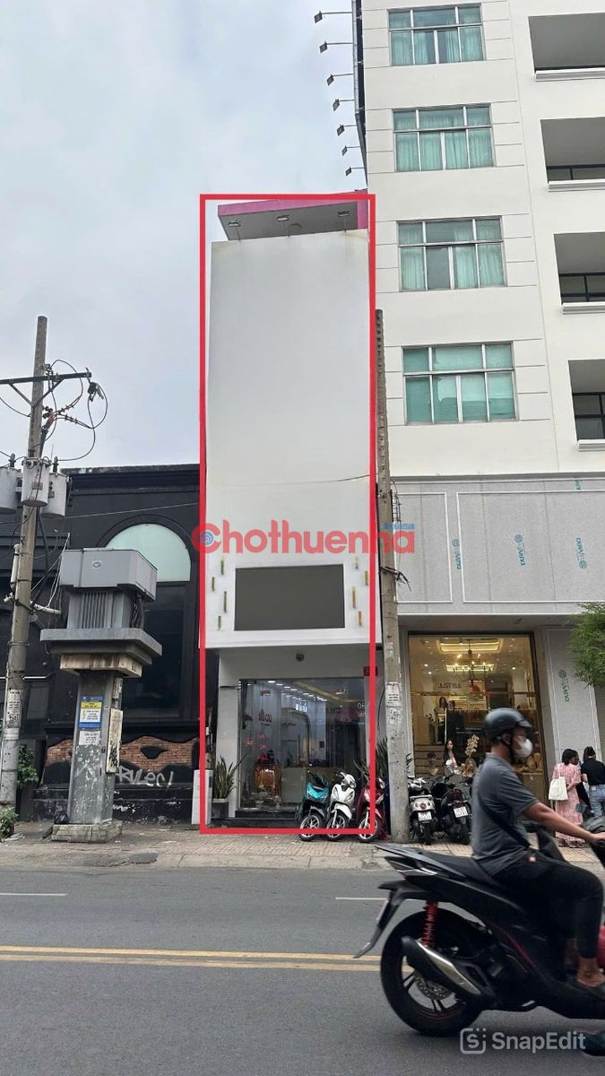 CHO THUÊ NHÀ MẶT TIỀN VÕ VĂN TẦN QUẬN 3 - ĐOẠN 2 CHIỀU - NỞ HẬU CÓ CỬA SAU