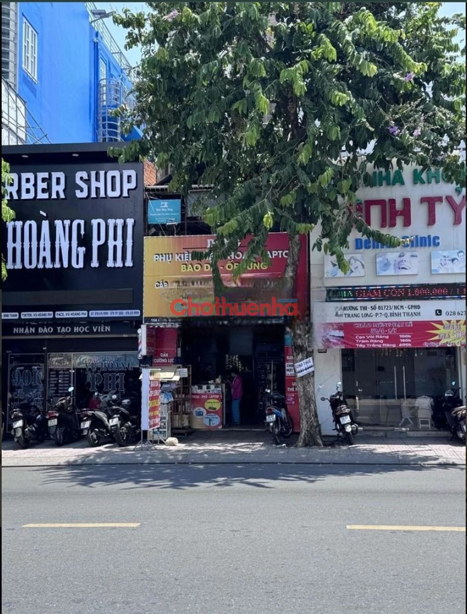 🌟 CHO THUÊ MẶT TIỀN ĐẸP – ĐƯỜNG NƠ TRANG LONG, P.7, BÌNH THẠNH 🌟