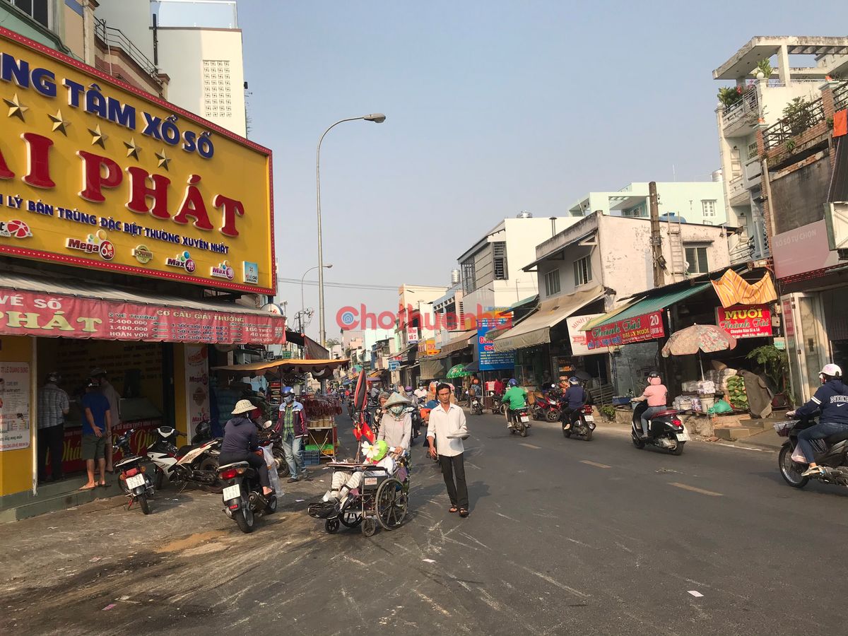 NHÀ 7 PHÒNG NGANG 4,6M TRỆT 3 LẦU MẶT TIỀN LÊ QUANG SUNG, QUẬN 6