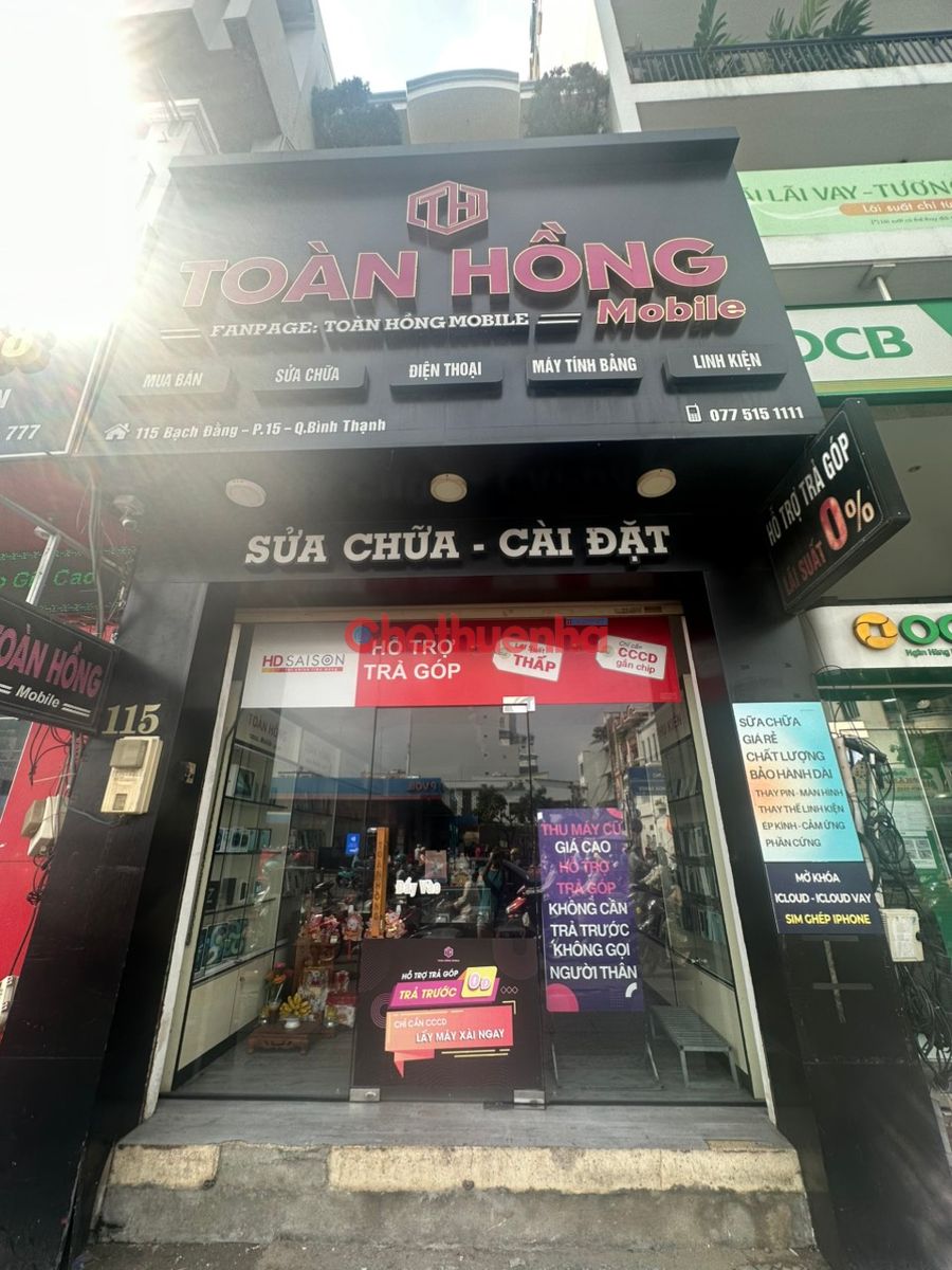 🔥 CHO THUÊ MẶT BẰNG ĐƯỜNG BẠCH ĐẰNG – BÌNH THẠNH 🔥