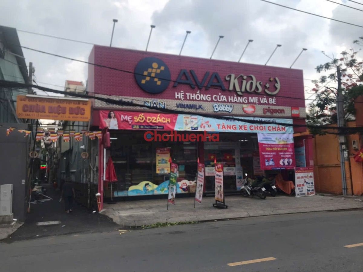 Cho thuê nhà nguyên căn góc hai mặt tiền đường Lê Quang Định bình Thạnh ngang 12m dài 28m