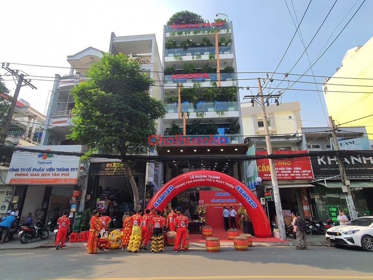 Toà nhà mặt tiền Vườn Lài Quận Tân Phú Cho thuê