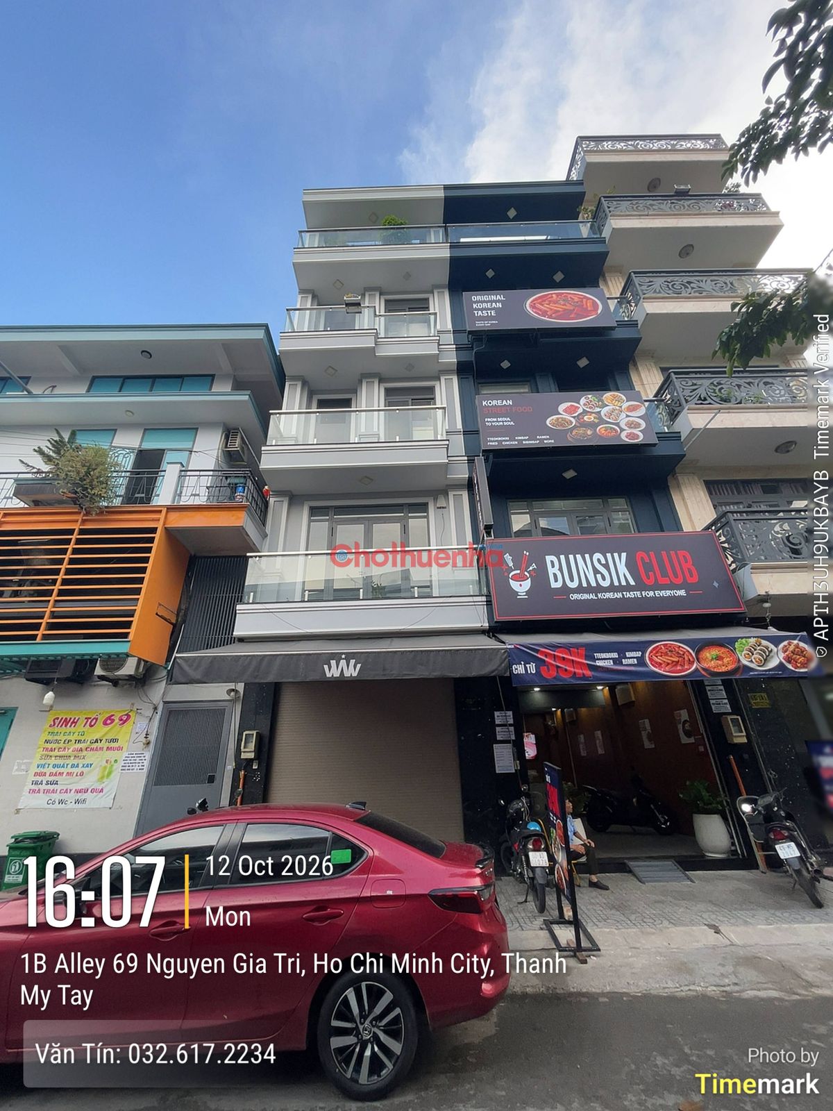 CHO THUÊ NHÀ NGUYÊN CĂN ĐƯỜNG NGUYỄN GIA TRÍ, BÌNH THẠNH, 4 TẦNG, CÓ THANG MÁY