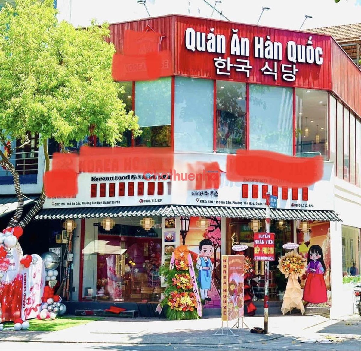 Sáng mặt bằng Gò Dầu, phường Tân Quý, Tân Phú - 144m2 - Giá thuê 50tr