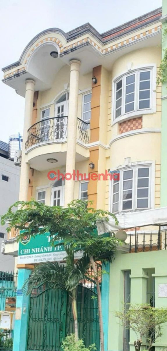 Cho thuê nhà nguyên căn MT Đường số 6 KDC Sông Giồng, Phường An Phú, Quận 2.