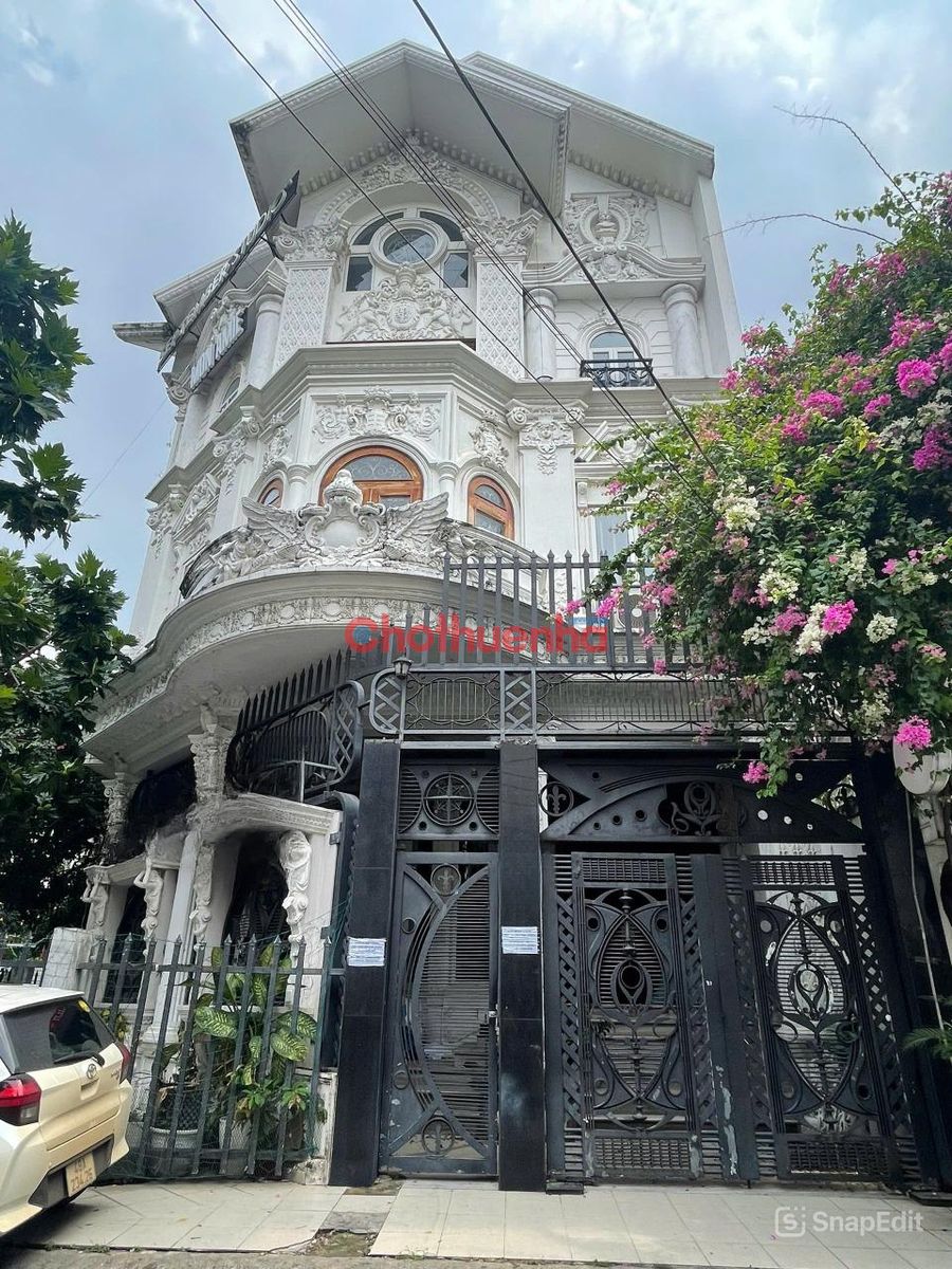 CHO THUÊ BIỆT THỰ - PHƯỜNG 12, QUẬN 10 - NGANG 12 X DÀI 22M - HẦM TRỆT 3 LẦU