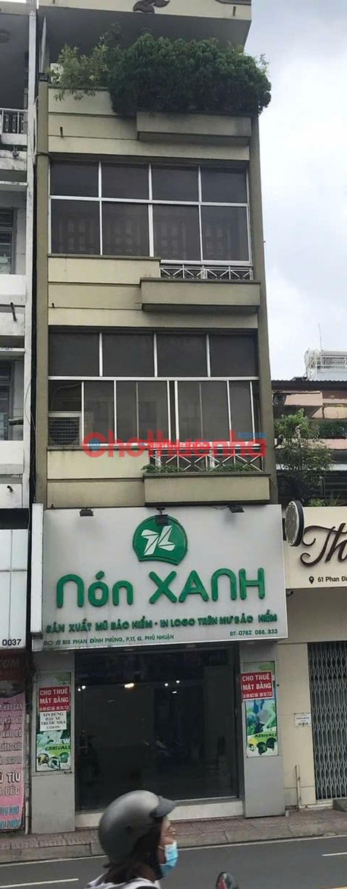 Cho thuê mặt bằng đường Phan Đình Phùng, Phường 17, Quận Phú Nhuận.