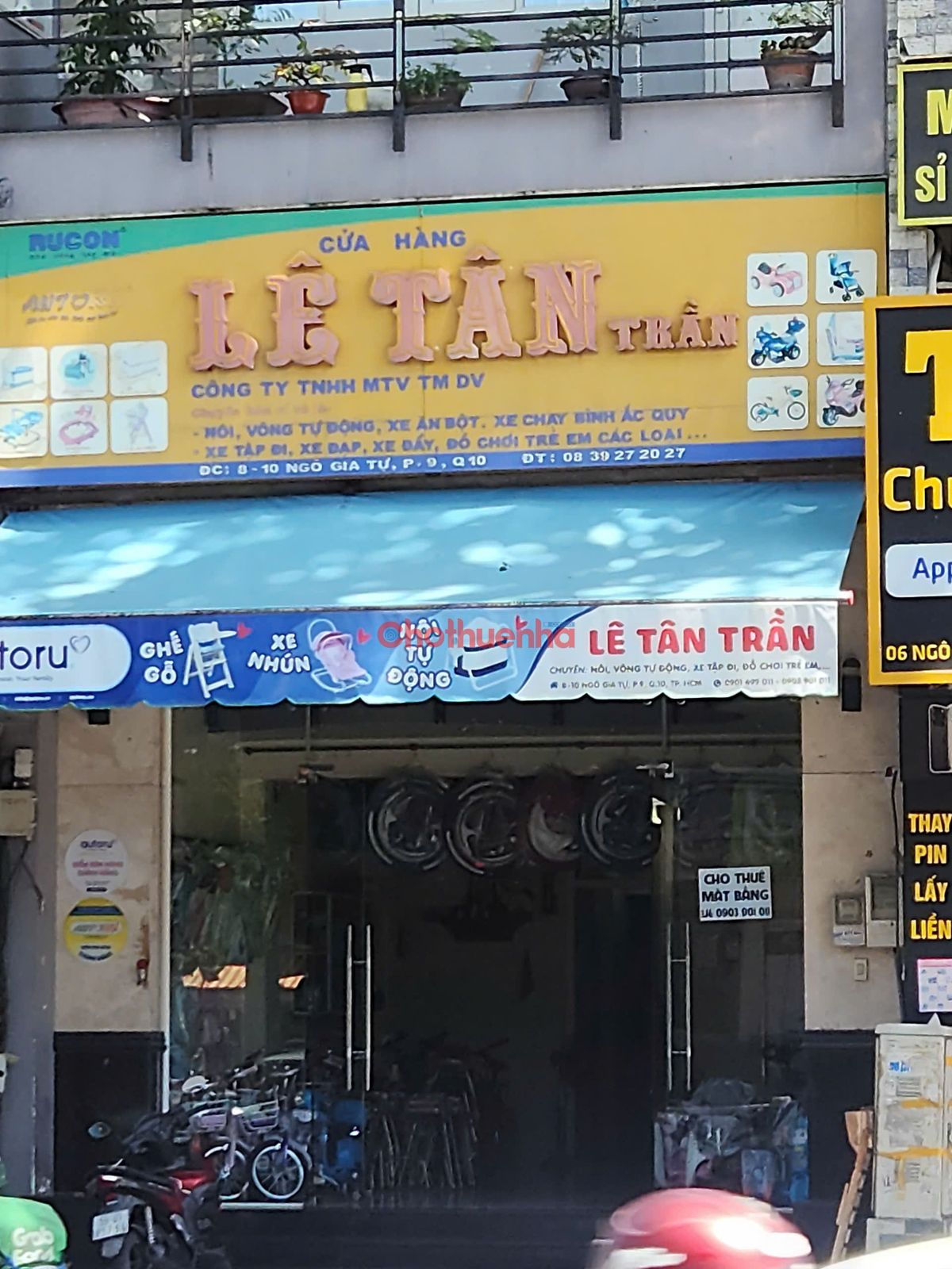 CHO THUÊ MBKD NGANG 6x13M - GIÁ 30 TRIỆU.  ĐƯỜNG NGÔ GIA TỰ, P.9 Q.10 (VÒNG XOAY LÝ THÁI TỔ)