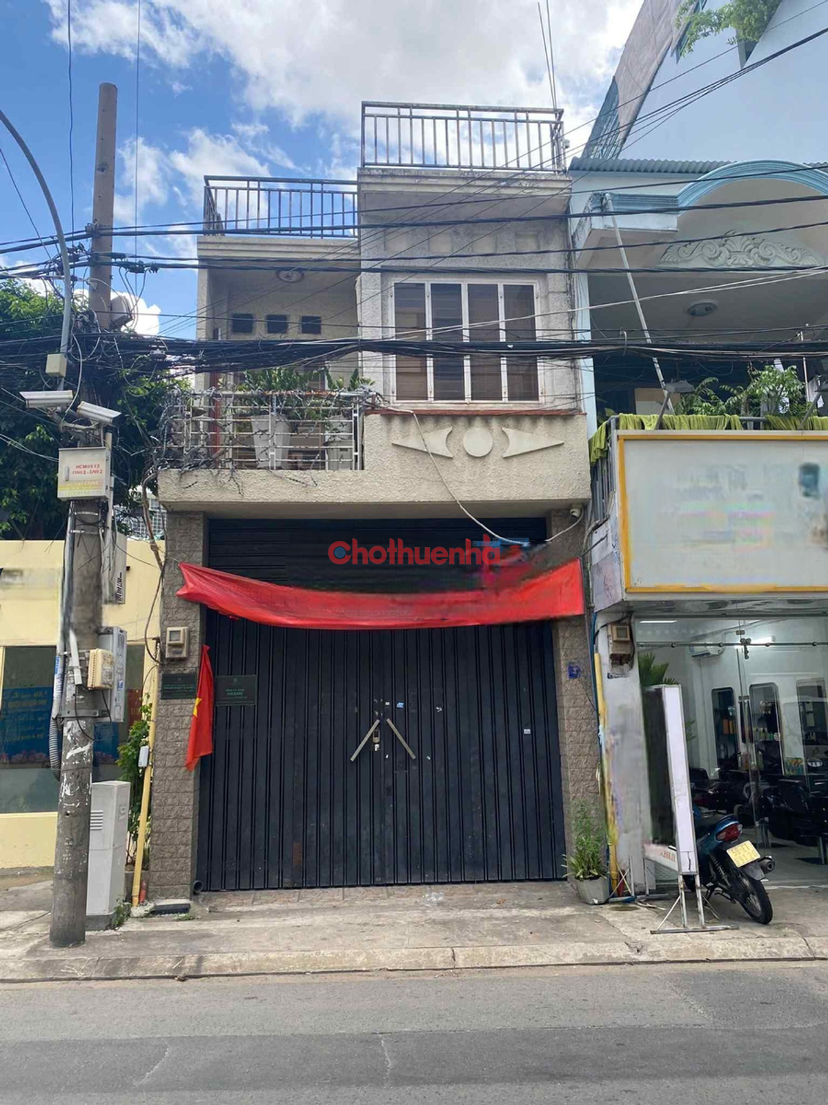 Cho Thuê nhà Mặt tiền Tân Hải, Tân Bình. DT: 4x25M