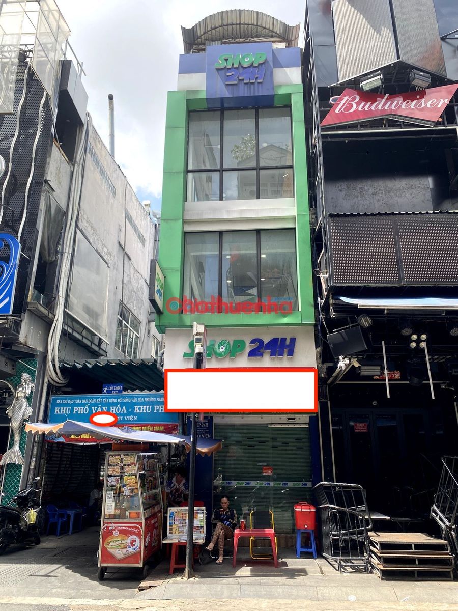 CHO THUÊ NHÀ MẶT TIỀN – BÙI VIỆN, PHƯỜNG PHẠM NGŨ LÃO, QUẬN 1
