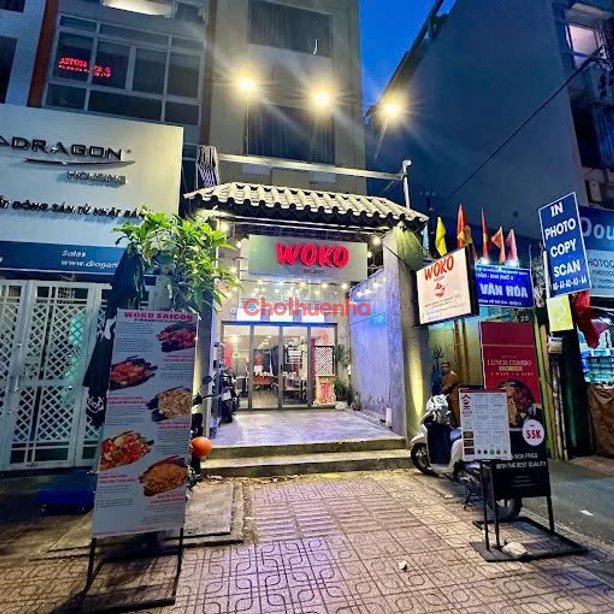 Cho thuê mặt bằng Trương Định, Phường Võ Thị Sáu, Quận 3 - Vỉa hè rộng.