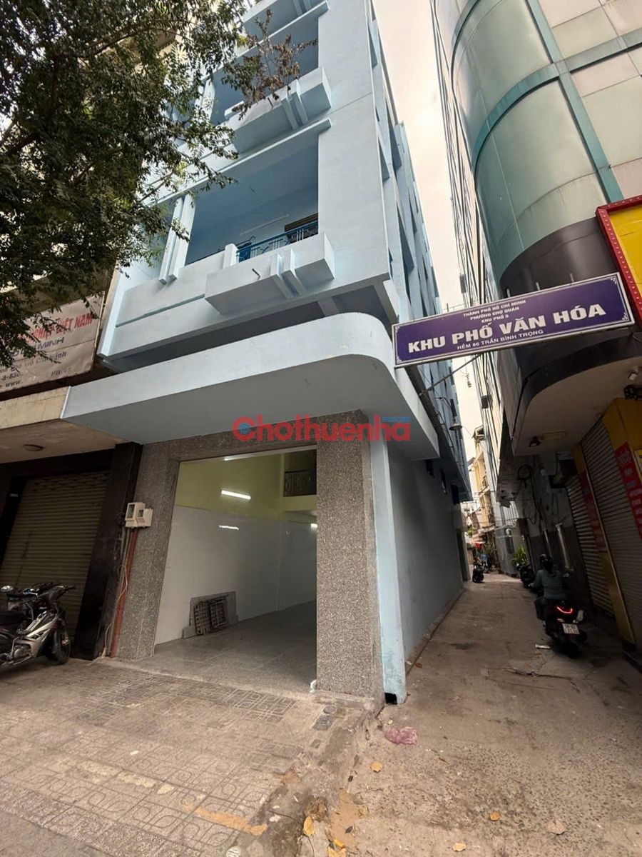 CHO THUÊ NHÀ CĂN GÓC CỰC ĐẸP ĐƯỜNG TRẦN BÌNH TRỌNG, PHƯỜNG 1, QUẬN 5