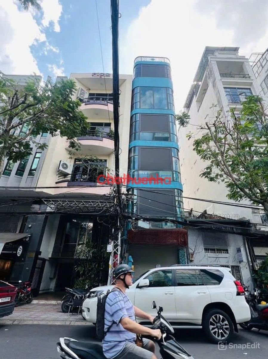 CHO THUÊ TÒA NHÀ ỐP KÍNH - CÓ THANG MÁY - PCCC ĐẦY ĐỦ - MẶT TIỀN LÊ QUỐC HƯNG, P.13, QUẬN 4