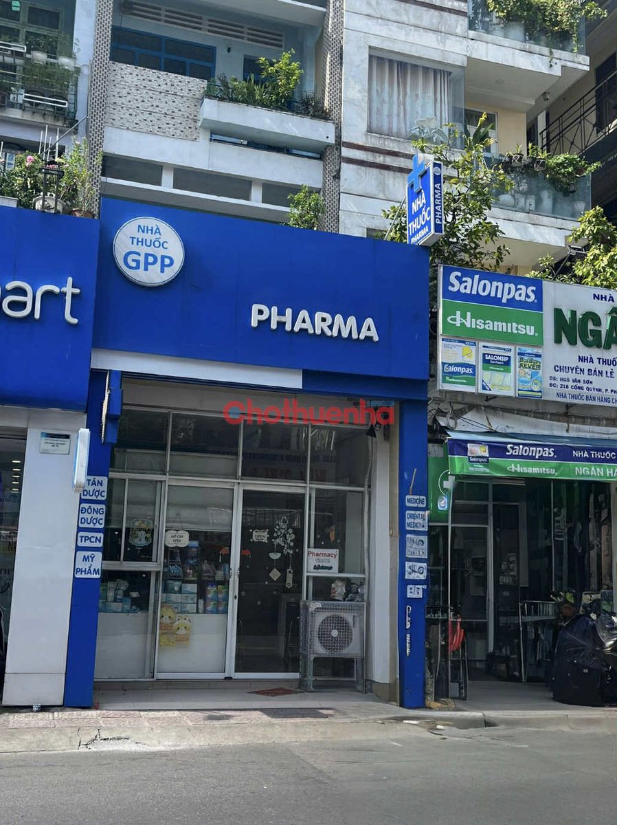 CHO THUÊ MẶT BẰNG MẶT TIỀN ĐƯỜNG CỐNG QUỲNH PHƯỜNG PHẠM NGŨ LÃO, QUẬN 1
