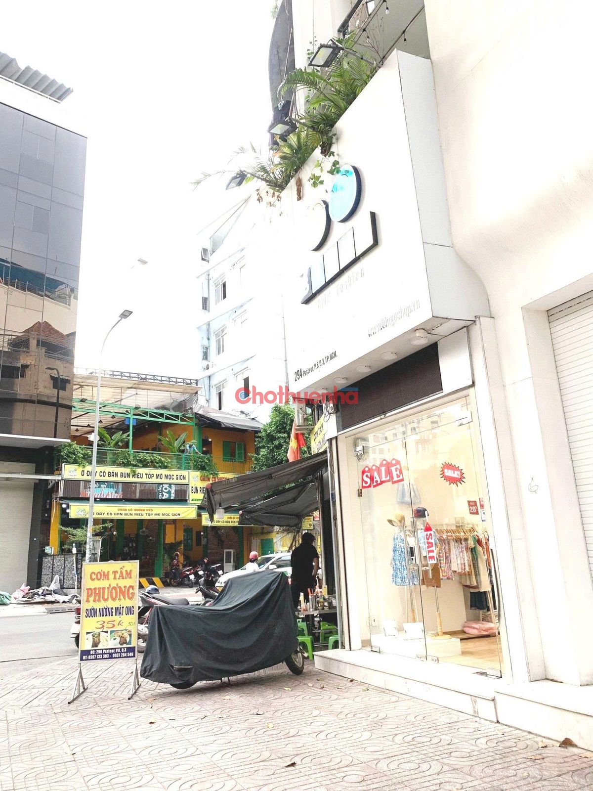 Mặt bằng đường Pasteur, Phường Võ Thị Sáu, Quận 3.