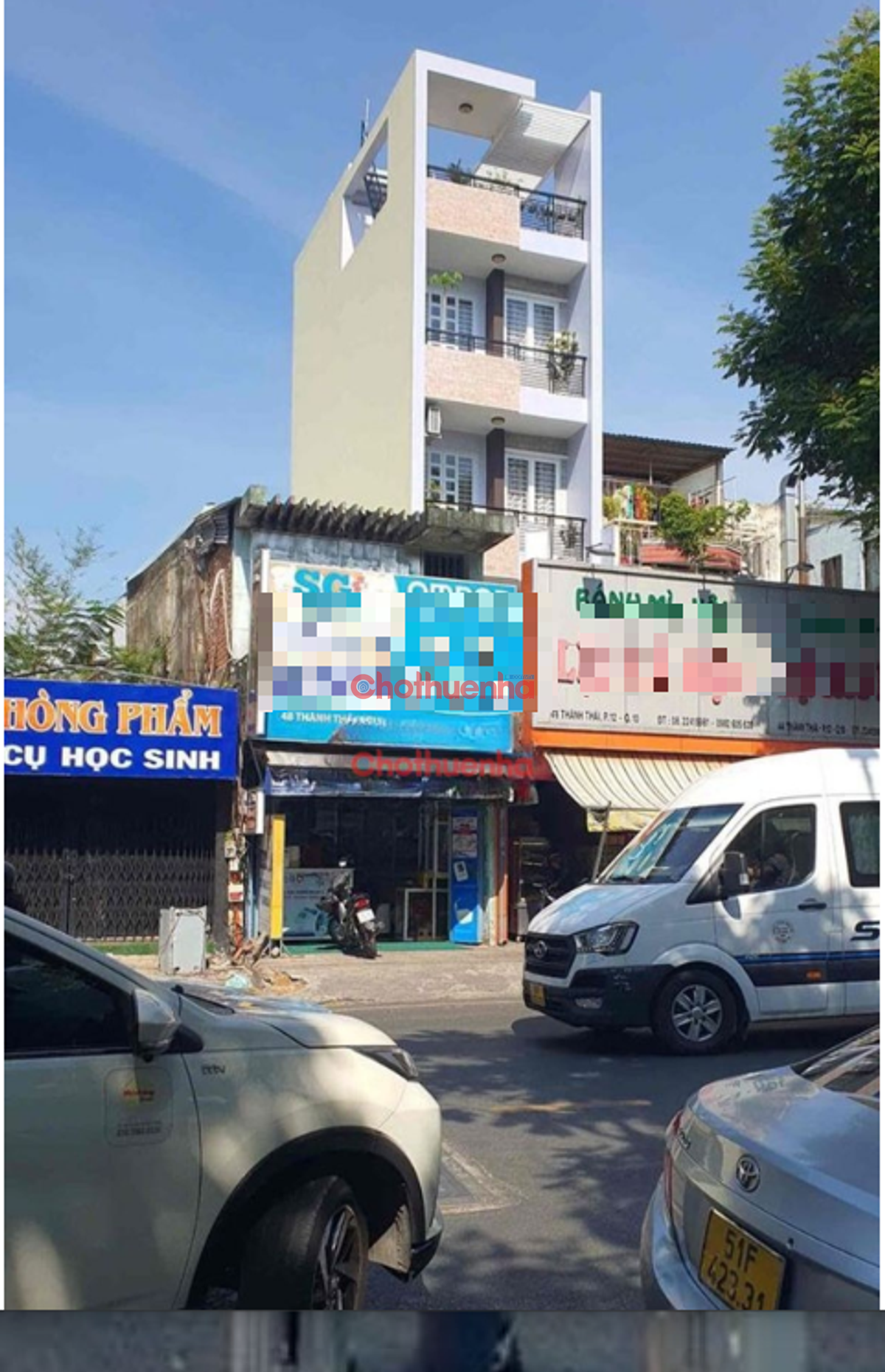 Cho Thuê Nhà Mặt Tiền - Thành Thái, Phường 12, Quận 10. Đối diện nhiều trường học