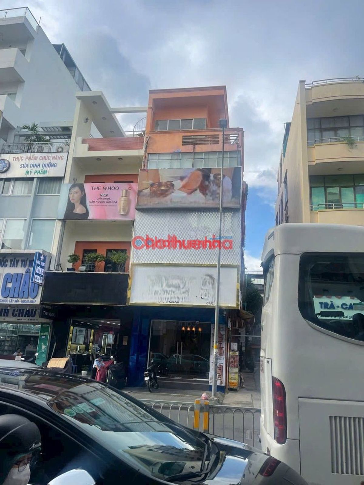 Cho thuê nhà góc 2 mặt tiền Hai Bà Trưng P. Tân Định Quận 1