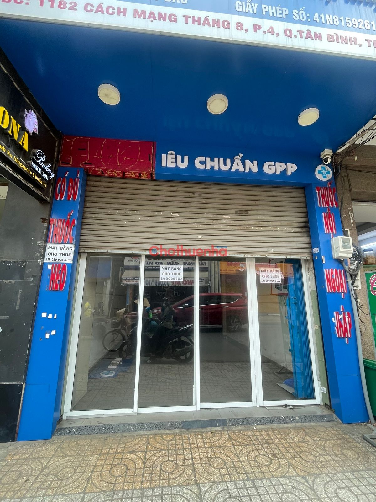 Cho thuê mặt bằng Cách Mạng Tháng Tám, Phường 4, Quận Tân Bình