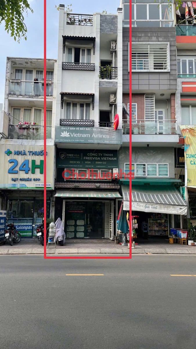 Nhà Mặt Tiền Đường Trường Sa, Bình Thạnh Giáp Quận 1