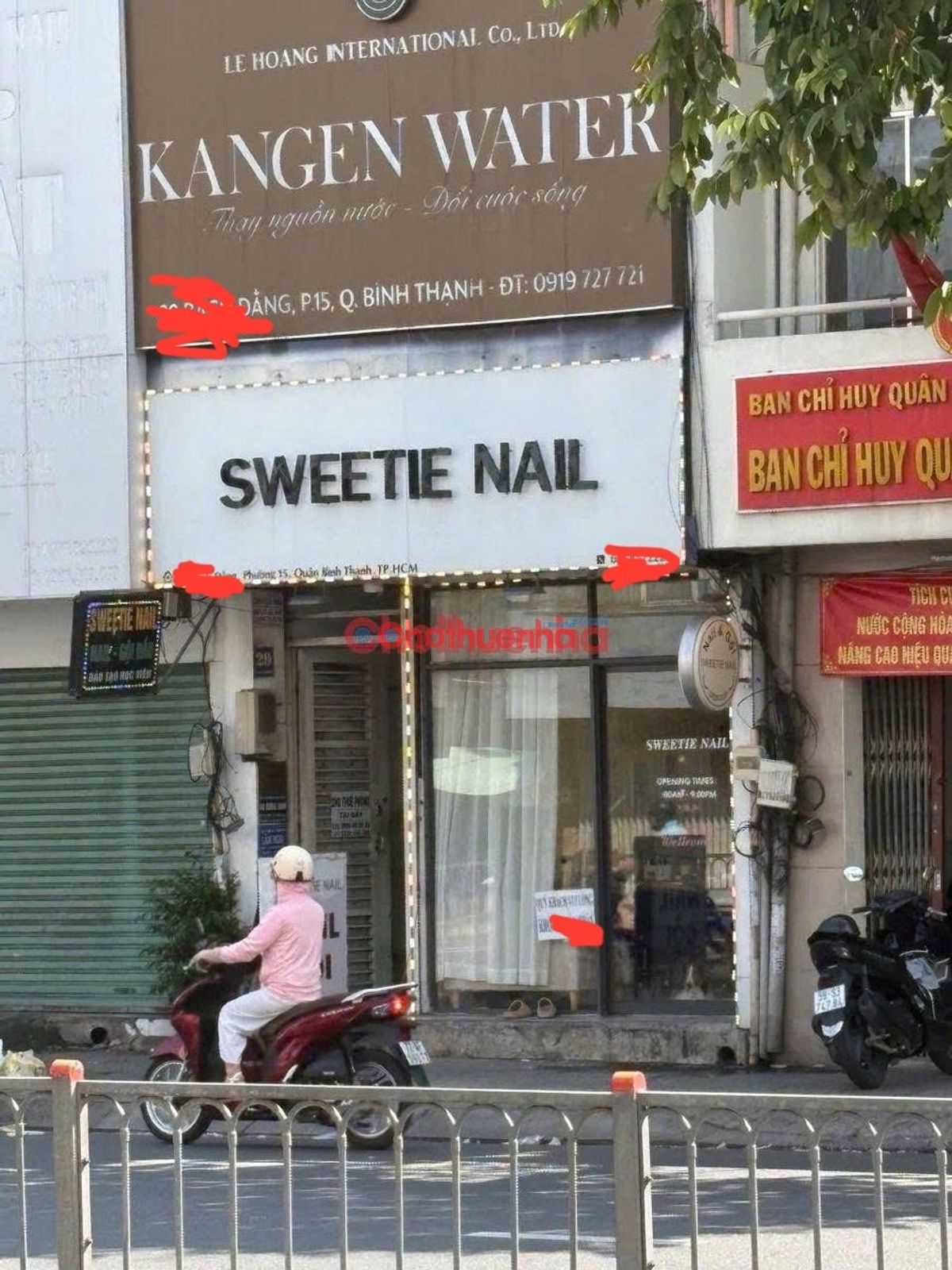 Cho thuê mặt bằng, Đường Bạch Đằng. P2 Bình Thạnh, thích hợp làm shop hoa, spa, nail,... 