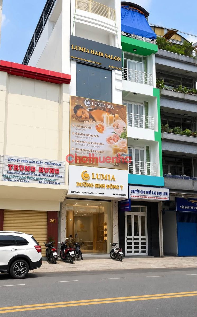 CHO THUÊ TÒA NHÀ MẶT TIỀN VÕ VĂN TẦN, QUẬN 3