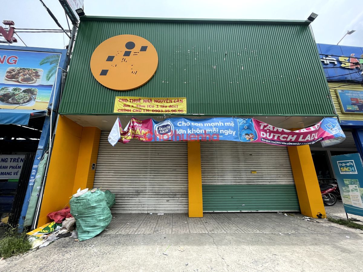 Cho thuê nhà mặt tiền Hóc Môn 