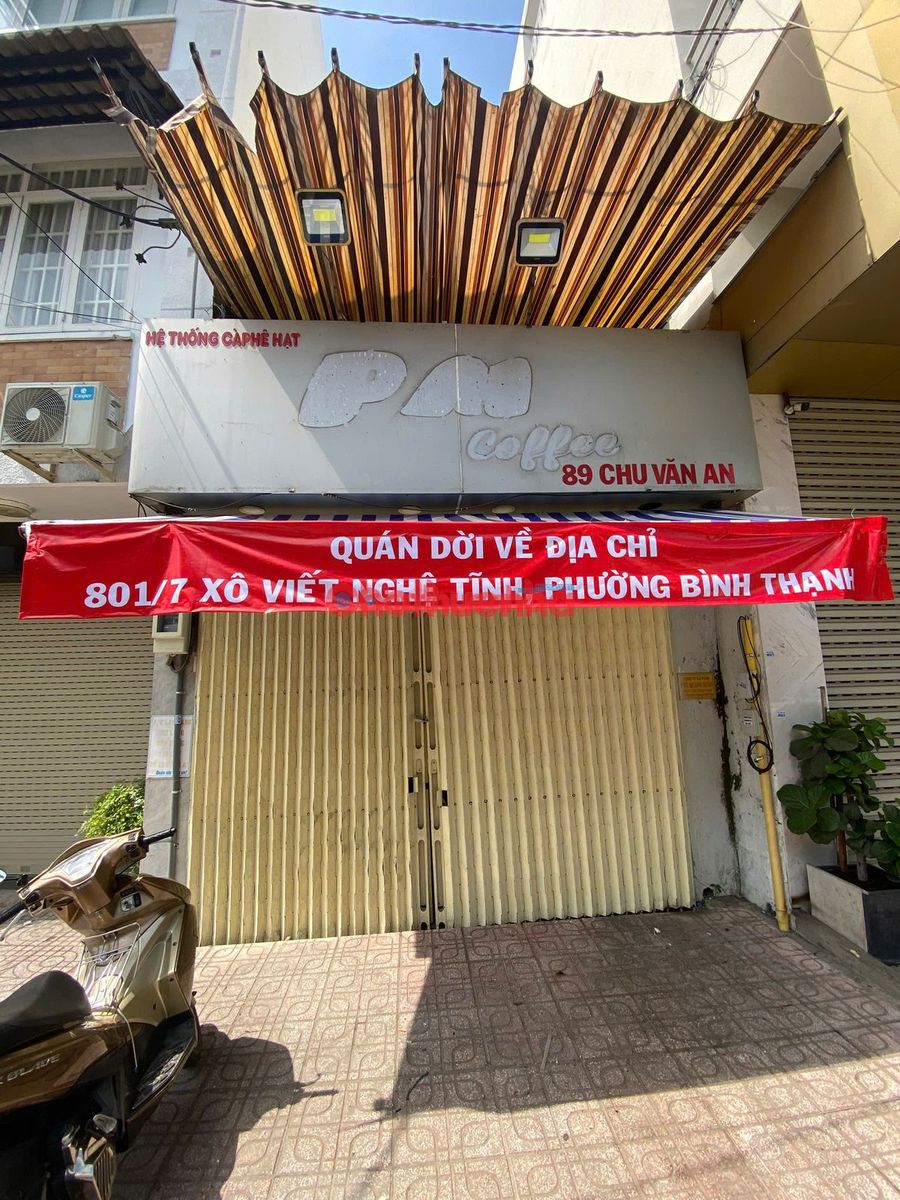 Cho thuê nhà mặt tiền đường Chu Văn An, Phường 26, Quận Bình Thạnh.