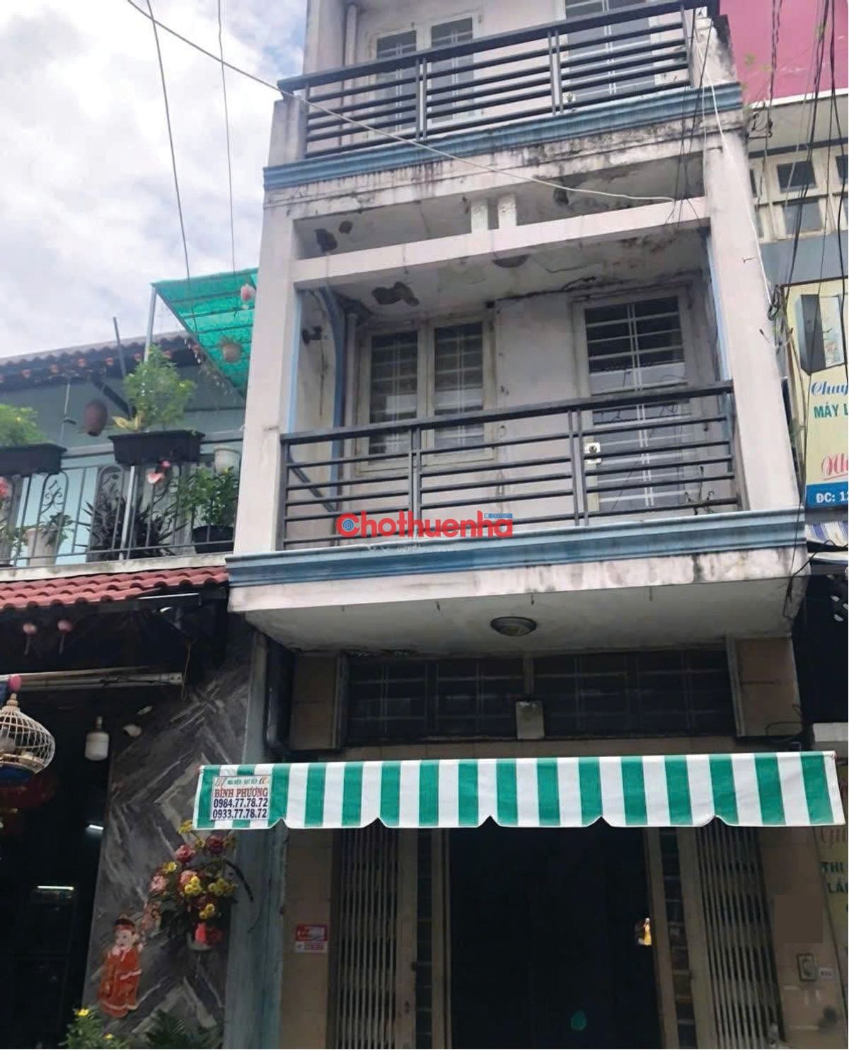 Cho thuê nhà mặt tiền Phan Văn Hân Bình Thạnh