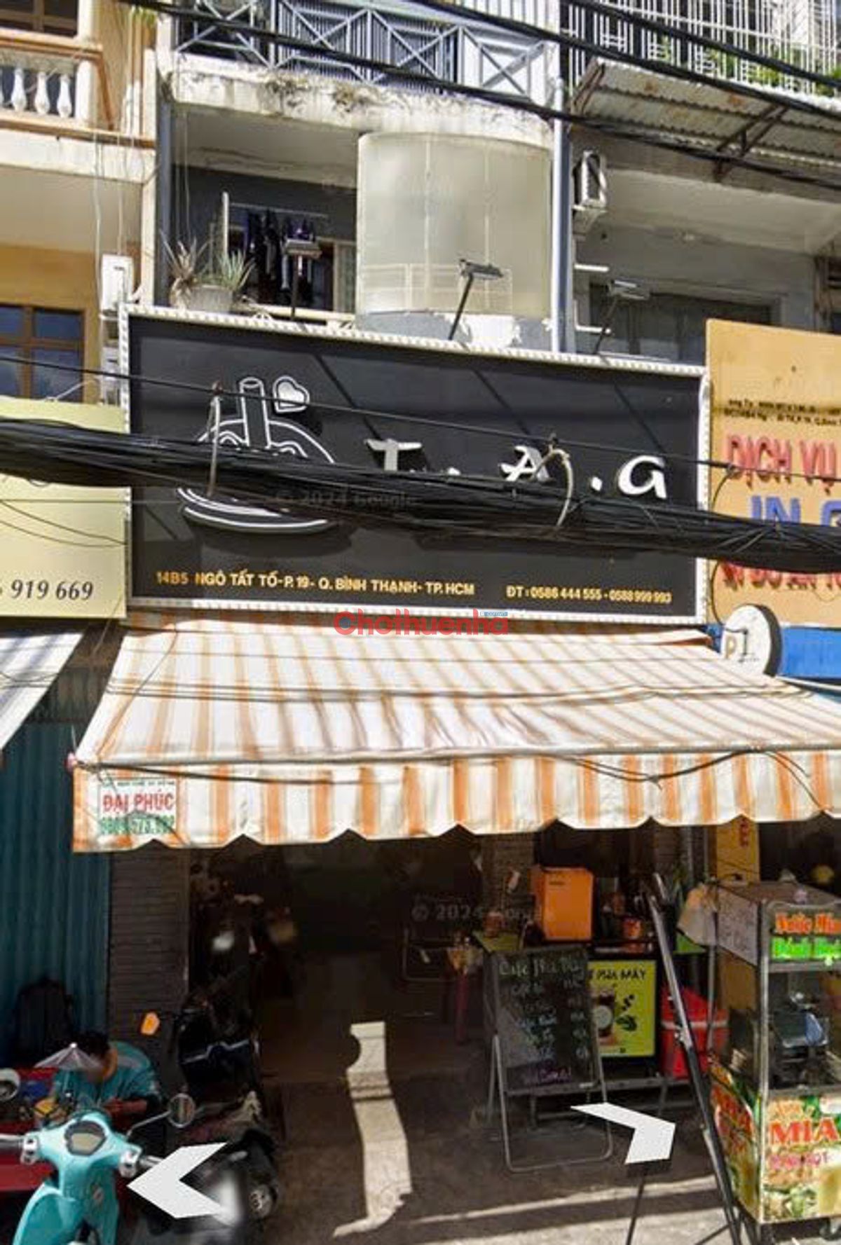 Cho thuê mặt bằng ngô tất tố, phường 19, Bình Thạnh