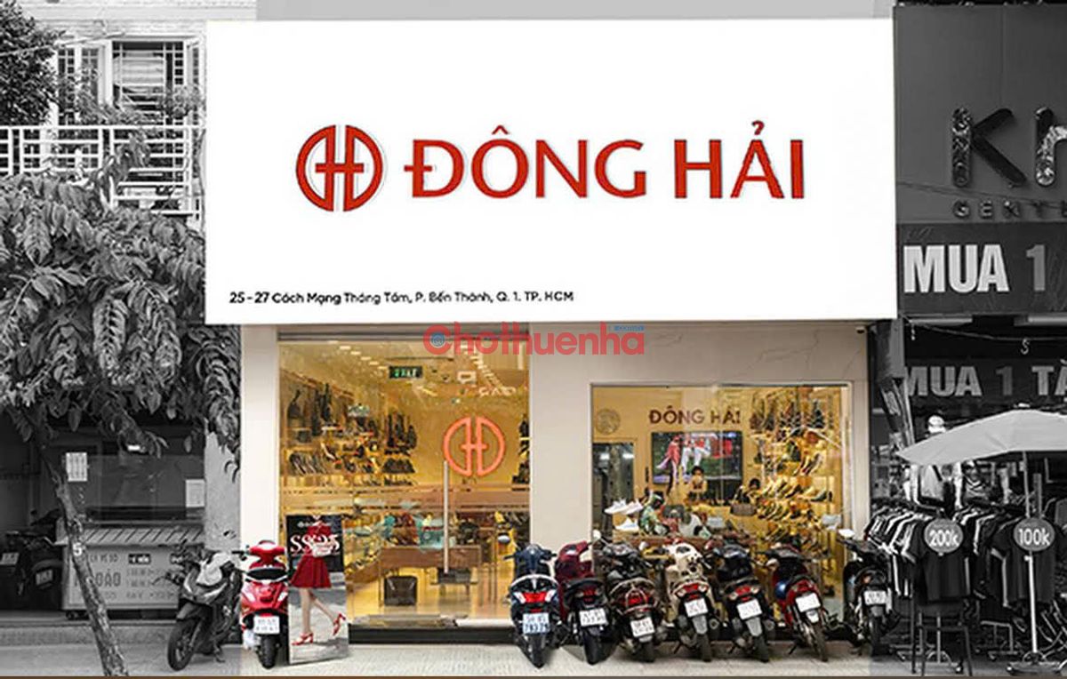 Cho thuê nhà mặt tiền Cách Mạng Tháng 8, Phường Bến Thành, Quận 1.