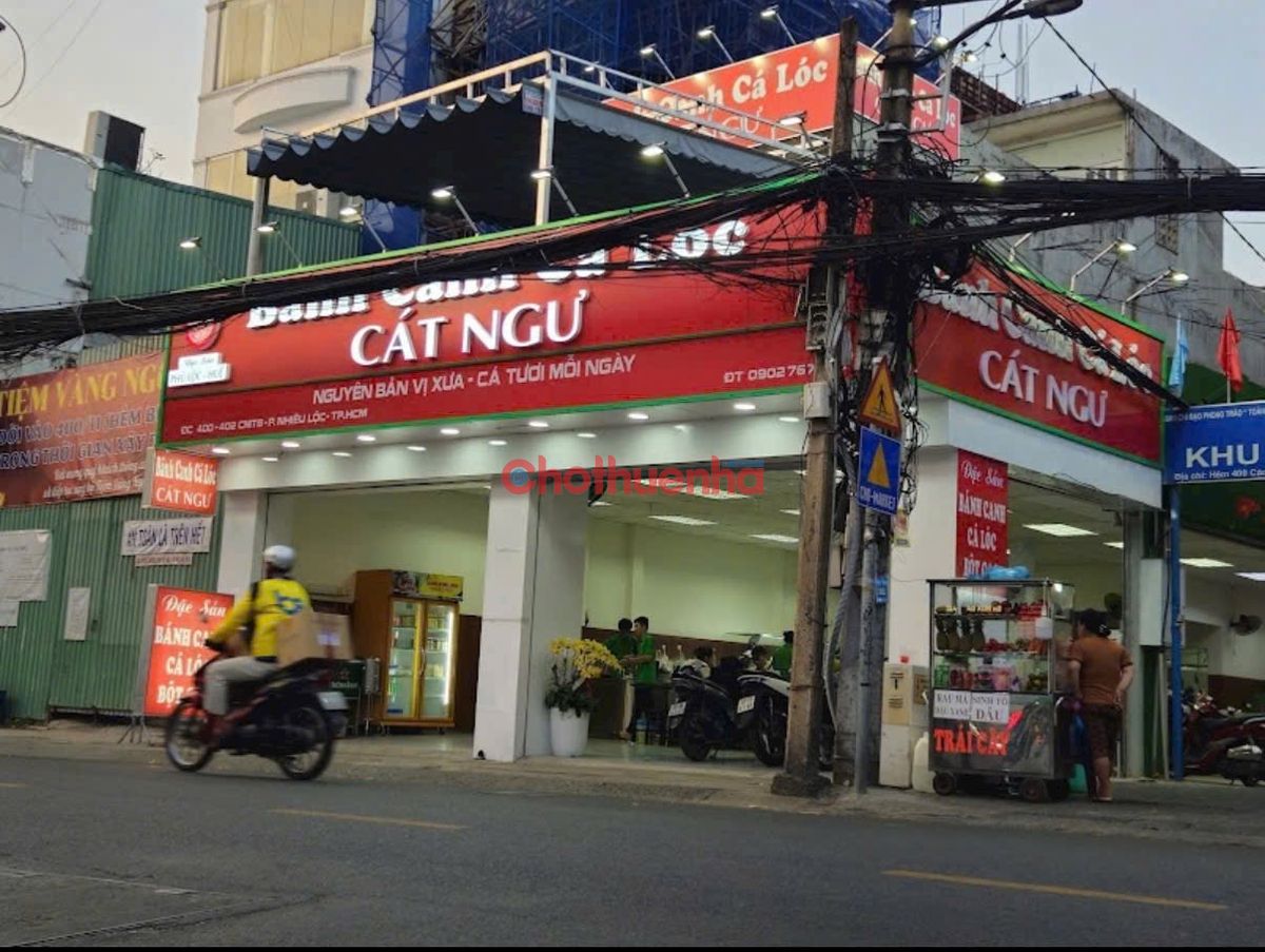 CHO THUÊ CĂN GÓC 2 MẶT TIỀN 400 - 402 CÁCH MẠNG THÁNG 8 - QUẬN 3 -  NGANG 9,5M để