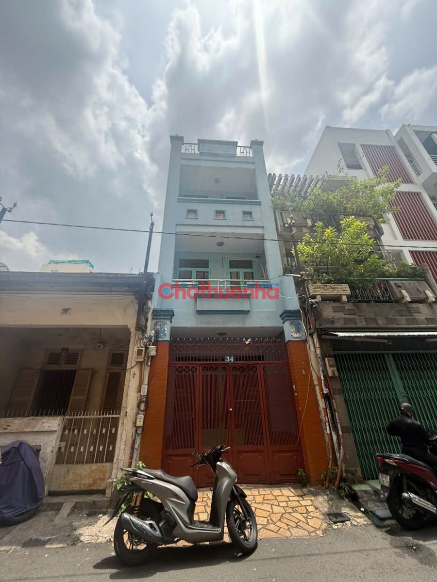 Cho thuê nhà mặt tiền 6PN Đinh Công Tráng P. Tân Định Quận 1 