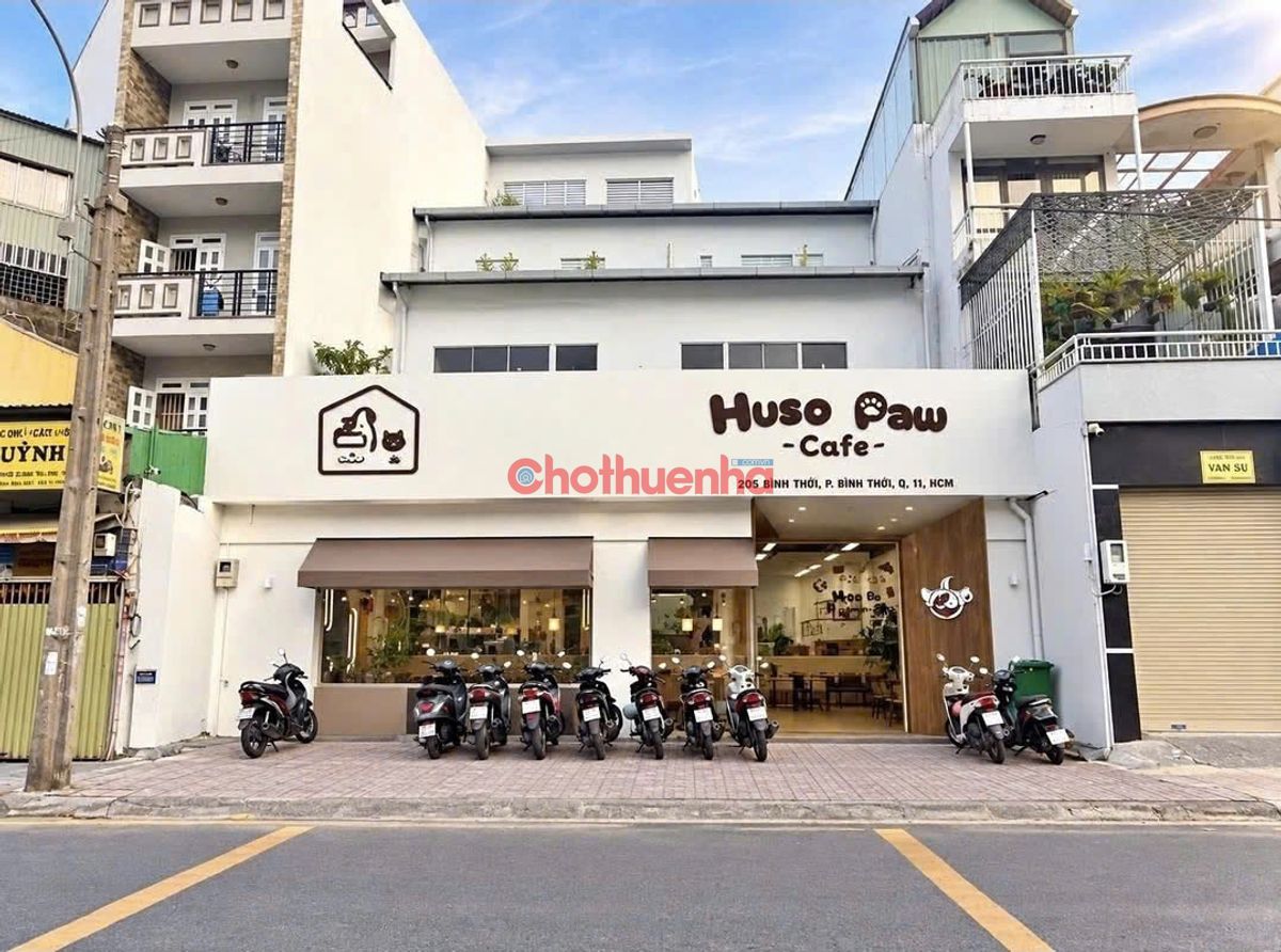 cho thuê nhà mặt tiền ngang 12m bình thới - quận 11