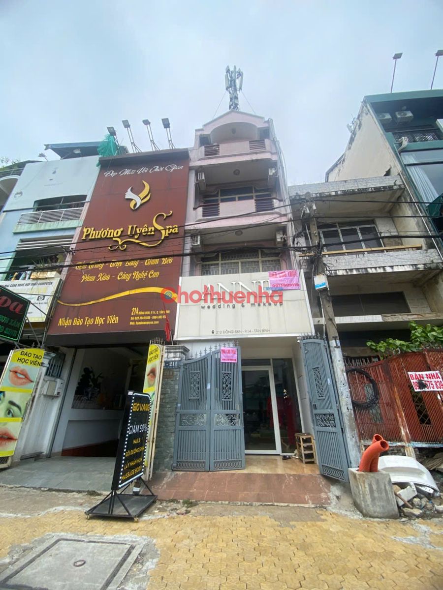 Cho thuê nhà mặt tiền đường Đồng đen, Phường 14, Tân Bình _ 4mx22m