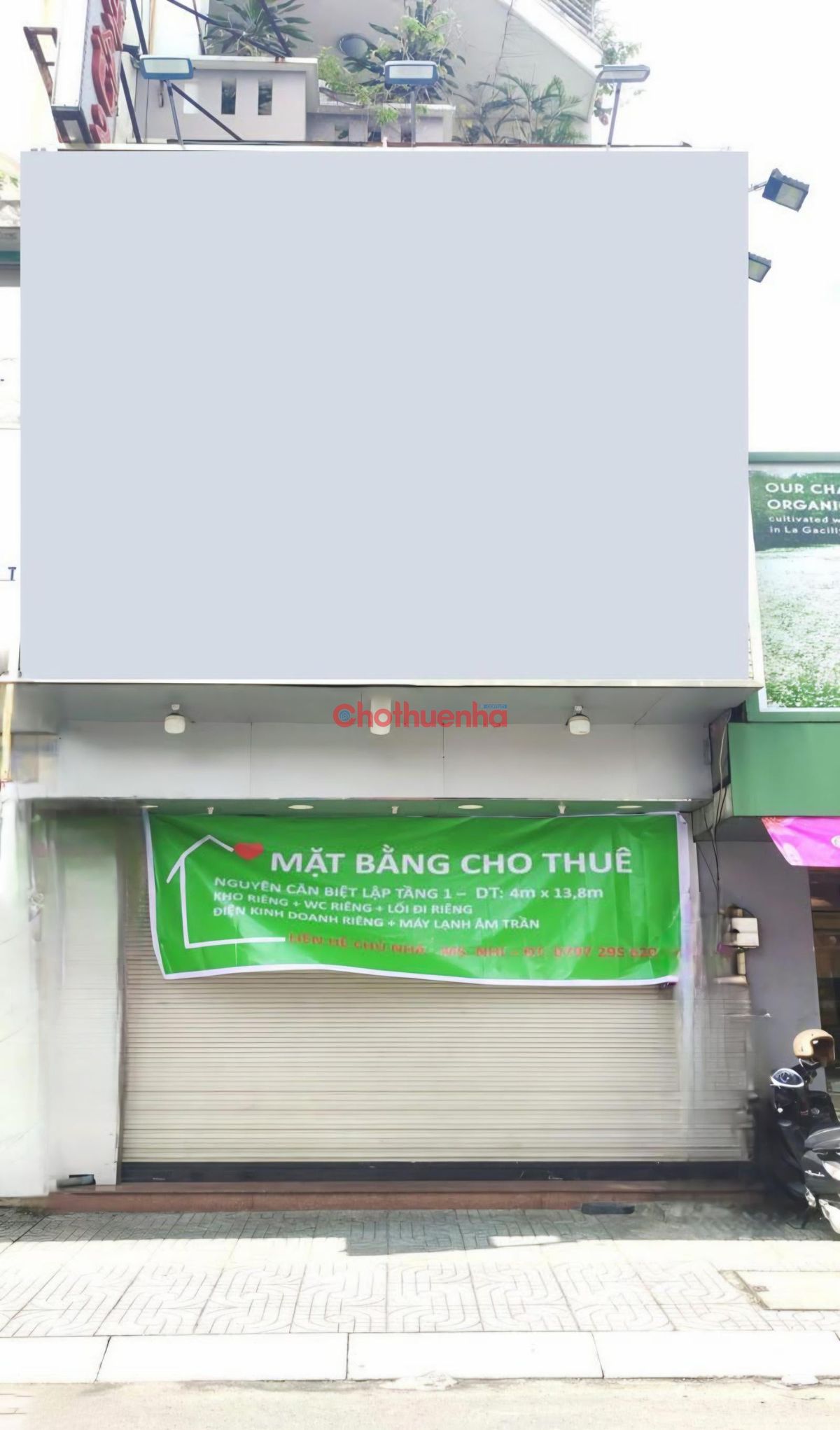 CHO THUÊ MẶT BẰNG MẶT TIỀN HAI BÀ TRƯNG QUẬN 3.