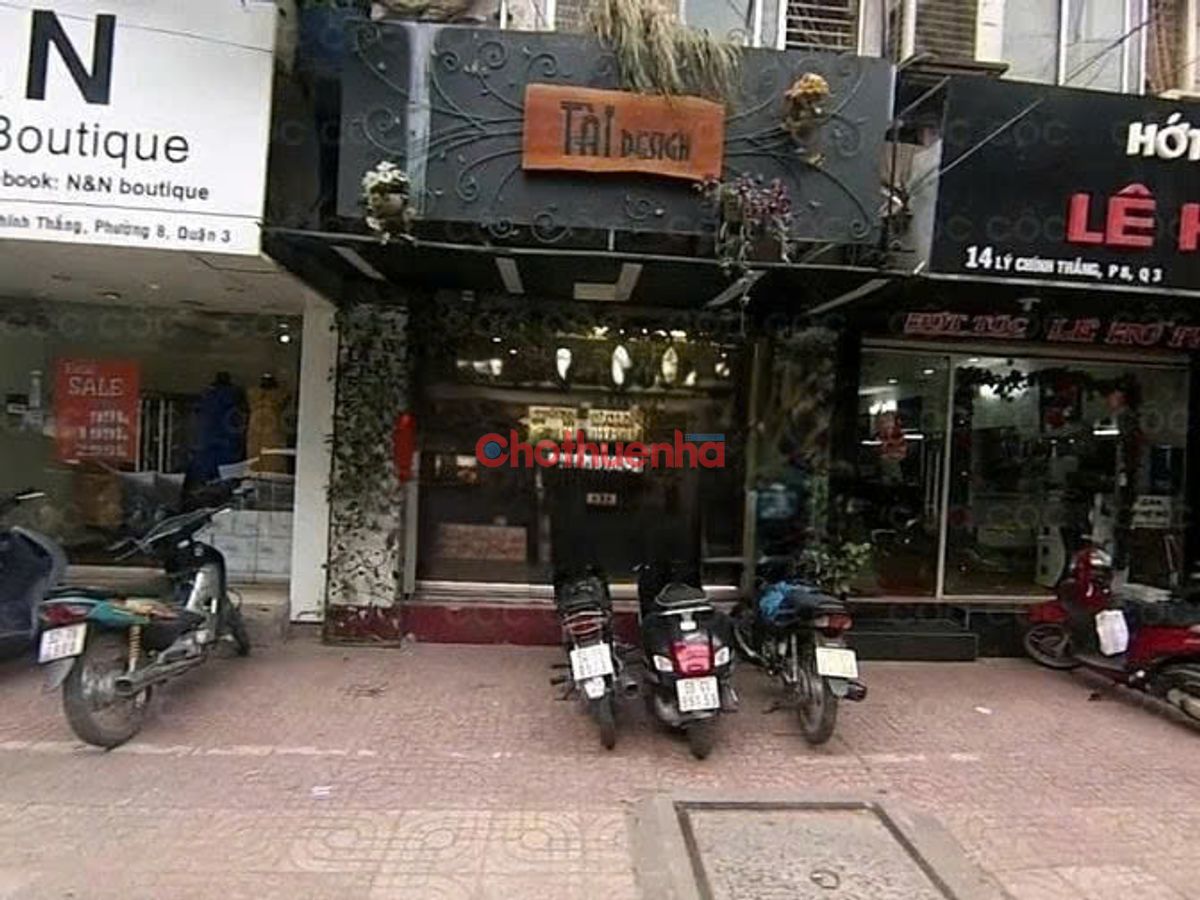 Cho Thuê Mặt tiền đường Lý Chính Thắng Quận 03 - DTSD :120m2