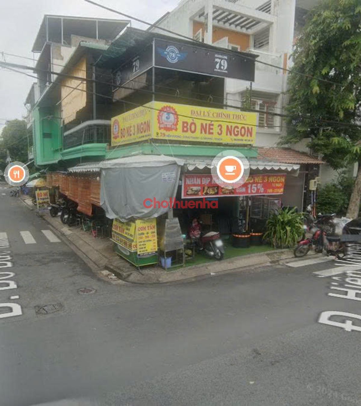 CHO THUÊ NHÀ GÓC 2 MẶT TIỀN ĐƯỜN HIỀN VƯƠNG, QUẬN TÂN PHÚ, DT NGANG 4x20M, GIÁ CHỈ 20 TRIỆU