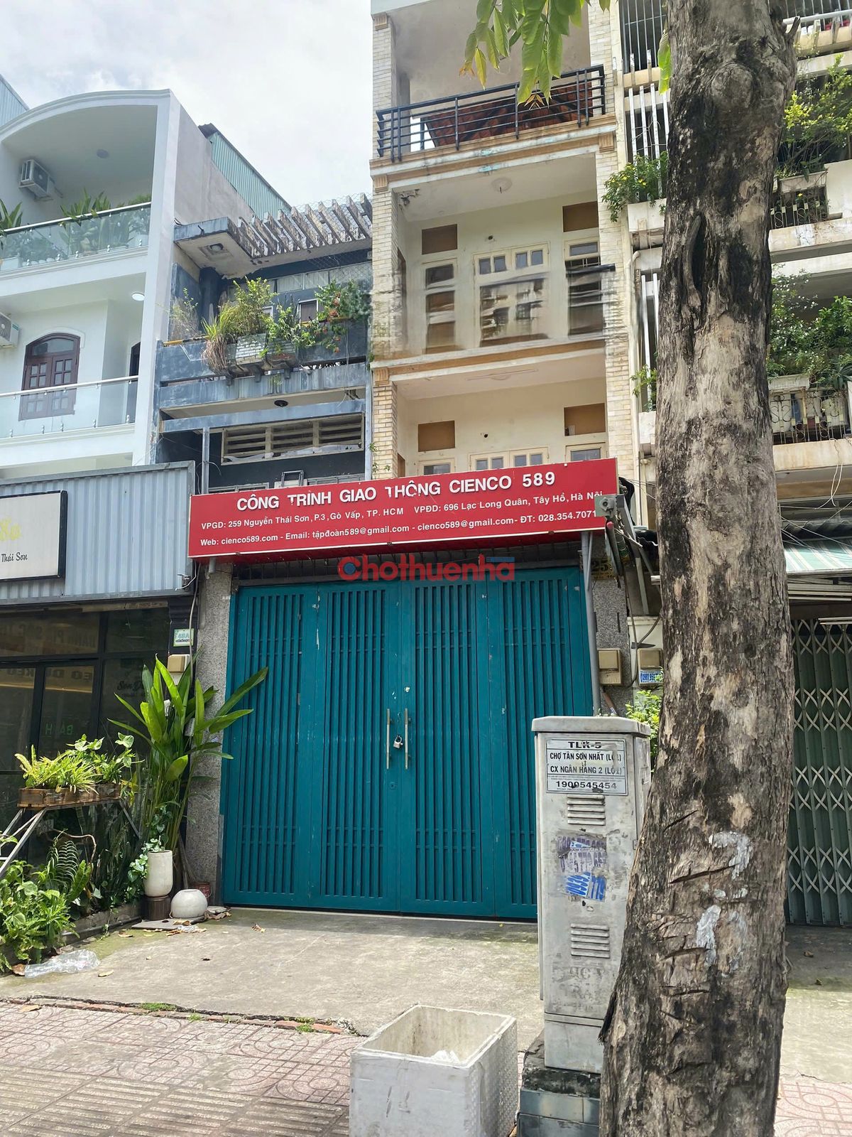 CHO THUÊ NHÀ NGUYÊN CĂN MẶT TIỀN ĐƯỜNG NGUYỄN THÁI SƠN, PHƯỜNG 3, QUẬN GÒ VẤP, 6PN + 6WC