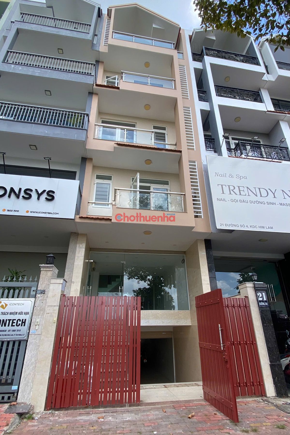 CHO THUÊ NHÀ MẶT TIỀN HIM LAM QUẬN 7