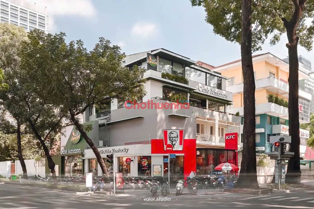 Cho thuê Góc 2MT Phạm Ngọc Thạch ,Quận 3.  Phường Xuân Hoà mới 