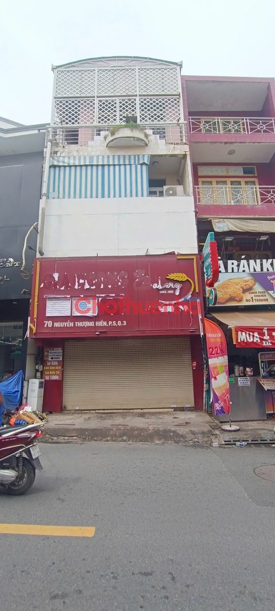 Cho thuê mặt bằng ngay khu kinh doanh sầm uất Nguyễn Thượng Hiền P.5 Quận 3