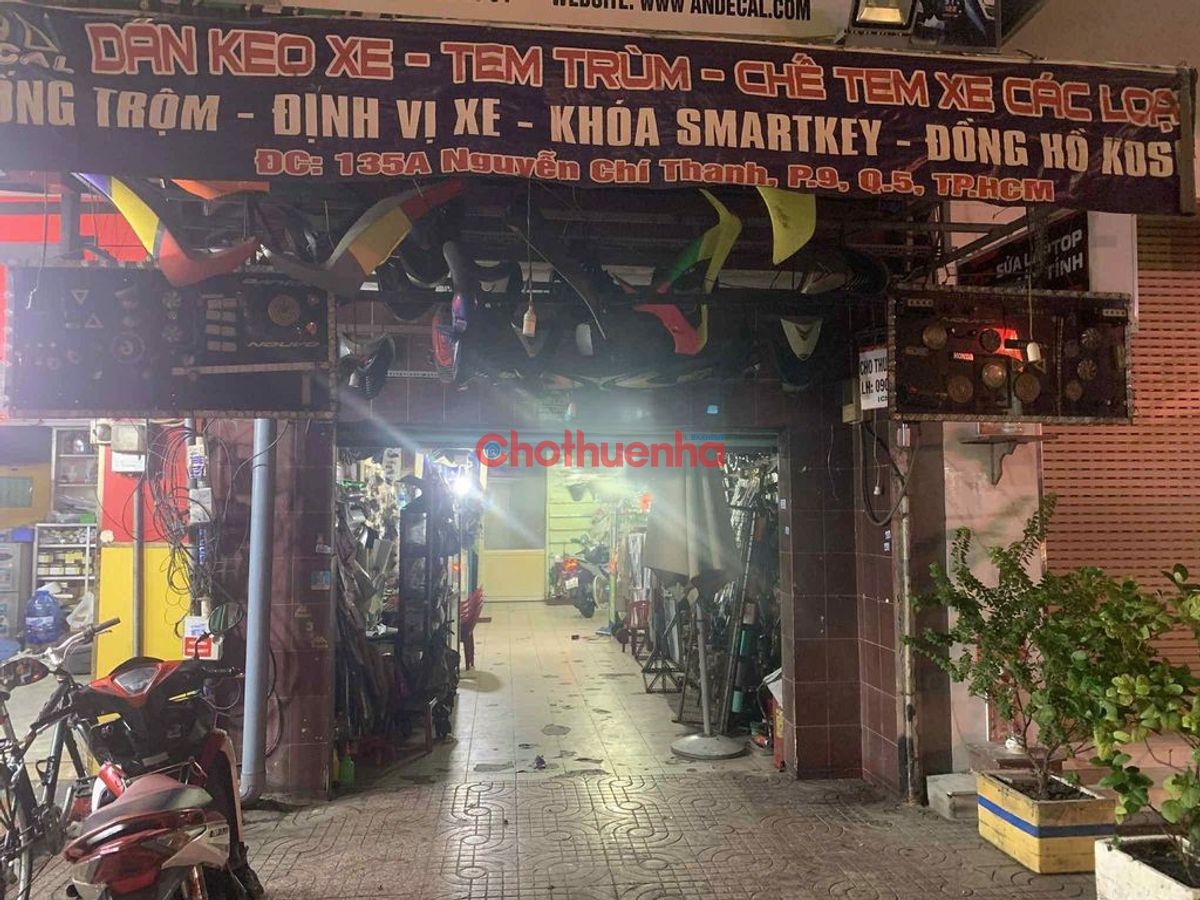 CHO THUÊ MẶT BẰNG – NGUYỄN CHÍ THANH, P.9, Q.5