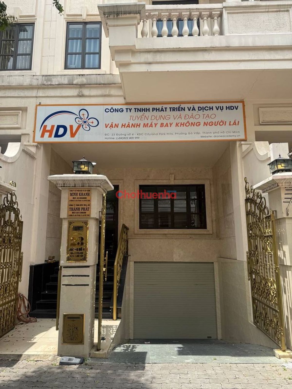 CHO THUÊ MẶT BẰNG TRỆT – CITYLAND PARK HILLS, ĐƯỜNG SỐ 4, P.10, Q. GÒ VẤP