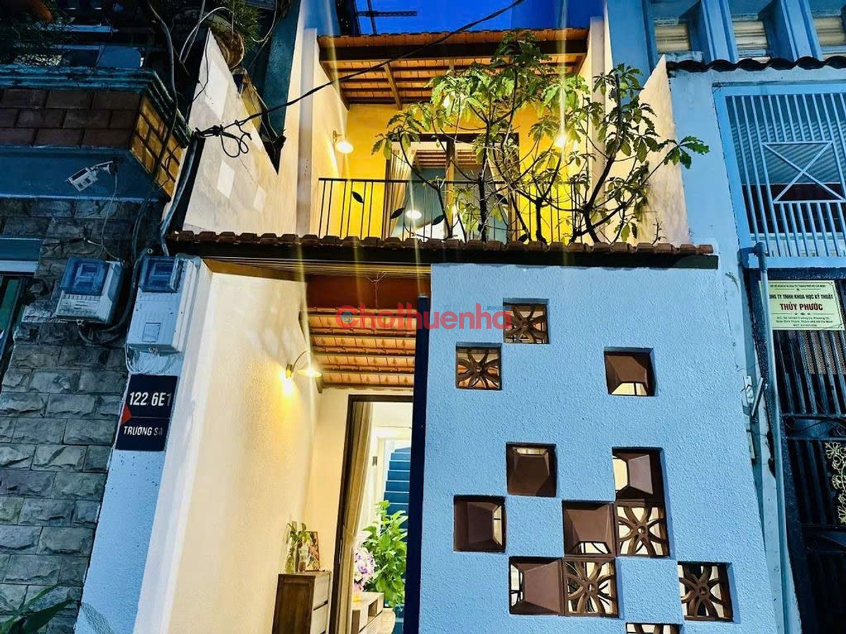 CHO THUÊ NHÀ FULL NỘI THẤT - TRƯỜNG SA - BÌNH THẠNH