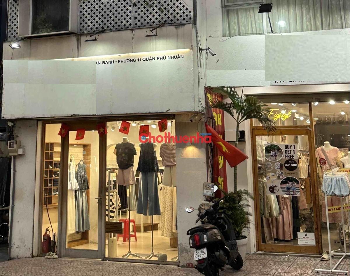 Cho thuê mặt bằng Huỳnh Văn Bánh, Phường 11, Phú Nhuận.