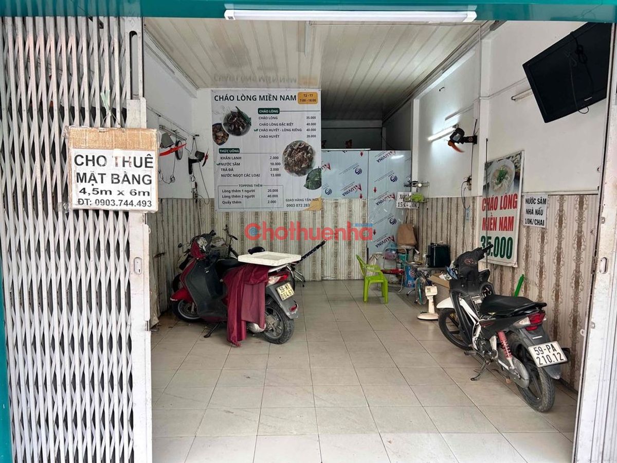 Cho Thuê mặt bằng Tân bình