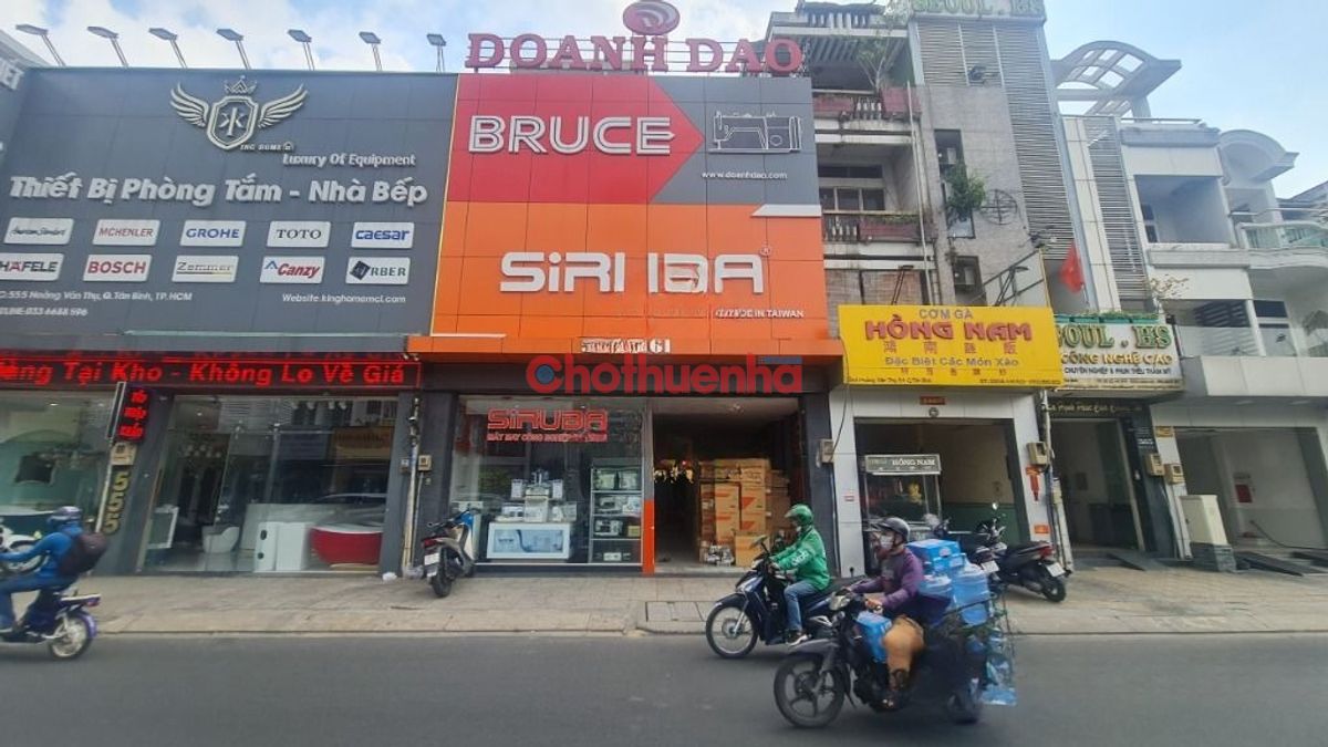 CHO THUÊ NHÀ MẶT TIỀN HOÀNG VĂN THỤ 