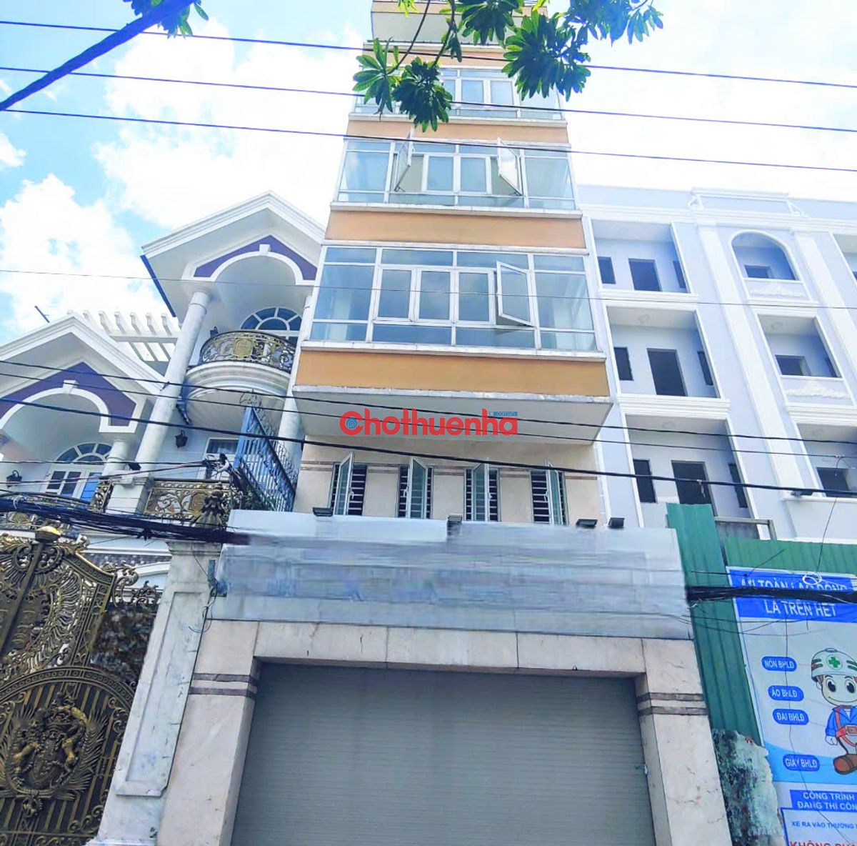 Cho thuê toà nhà mặt tiền đường Gò Cẩm Đệm Phường 10 Quận Tân Bình